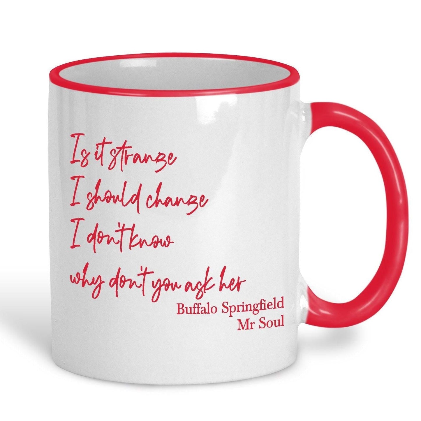 Buffalo Springfield Mr Soul 60s Mug Personalised