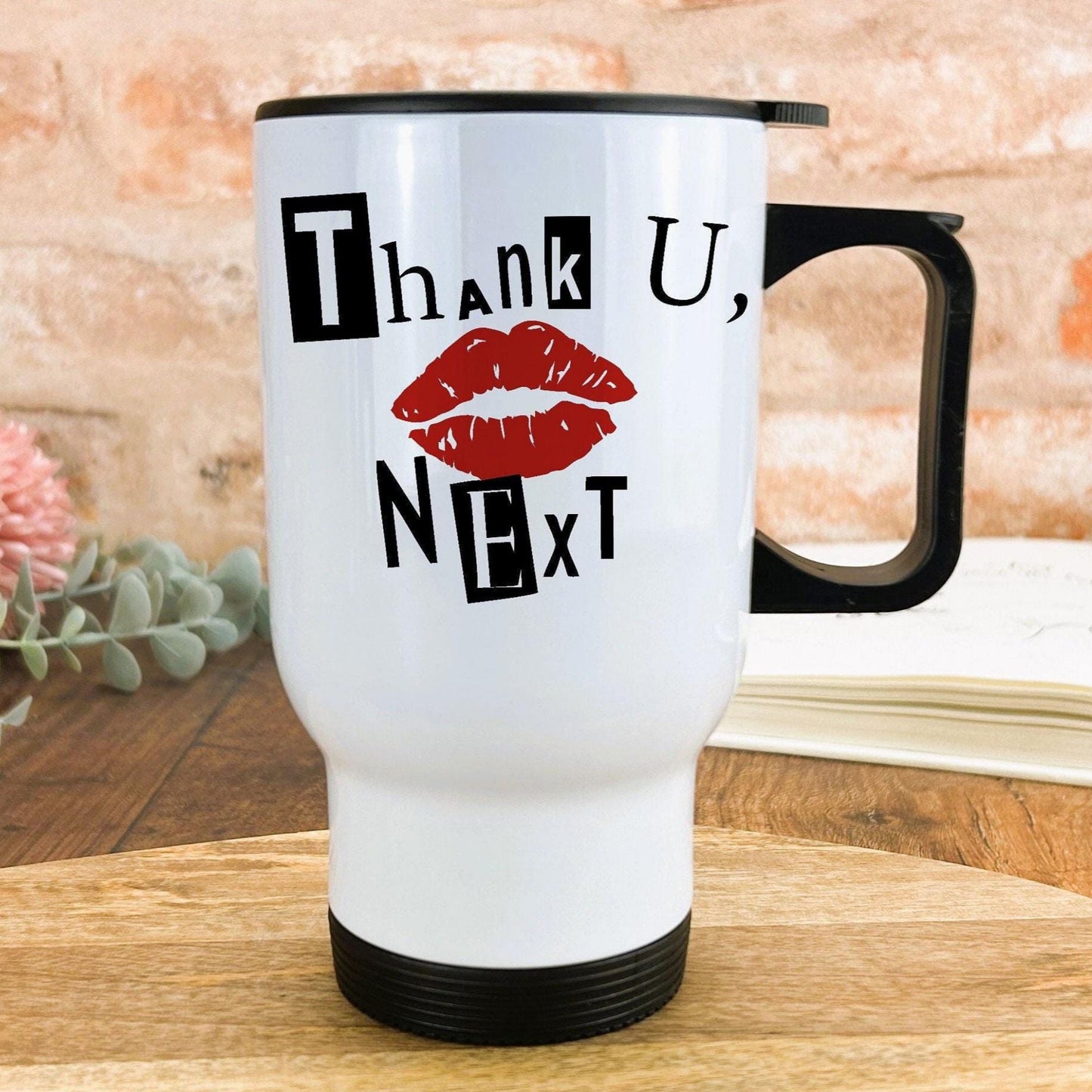 Ariana Grande Thank U Next Travel Mug Personalised Gift