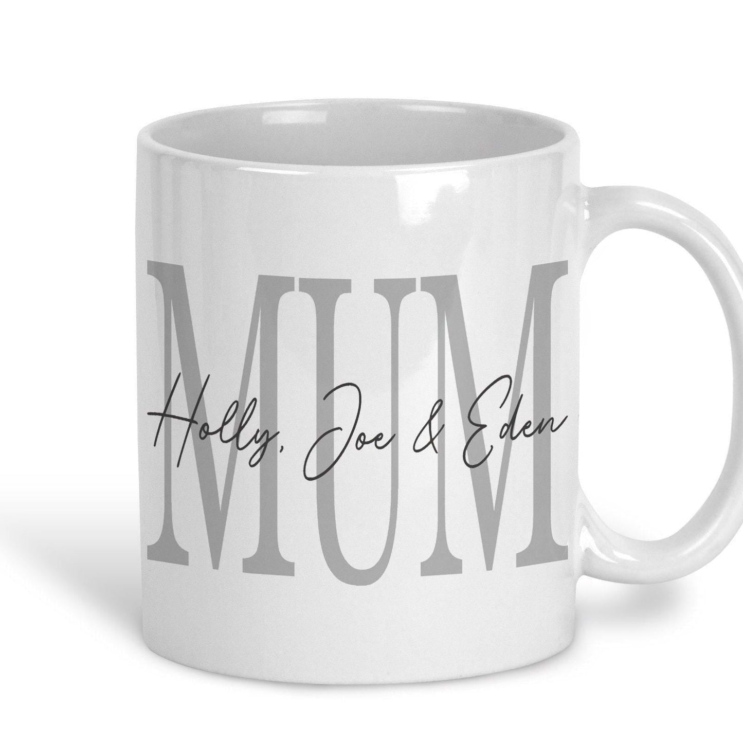 Mum and Children's Names Mother's Day Personalised Ceramic Mug