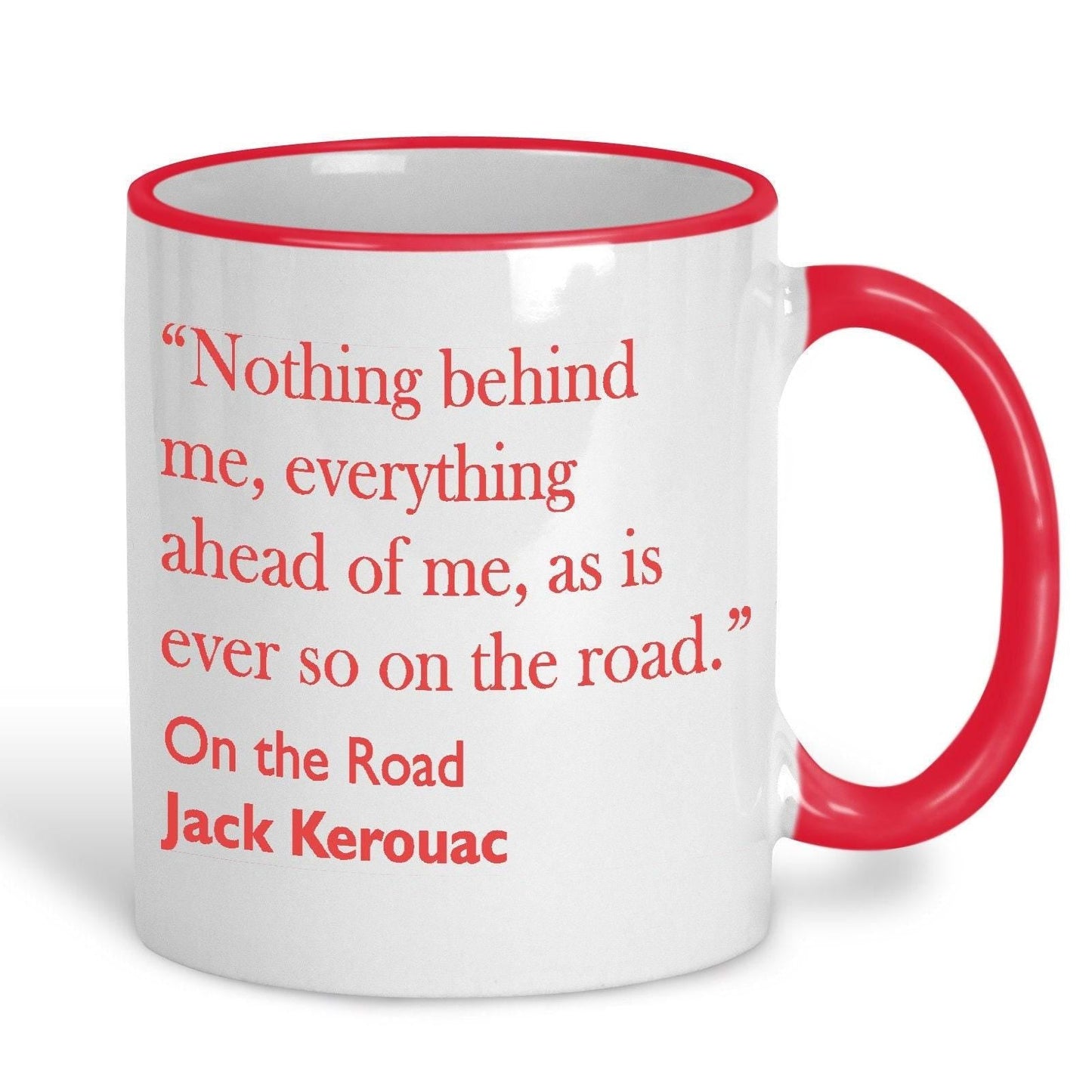 Jack Kerouac On the Road Literary Quote Mug