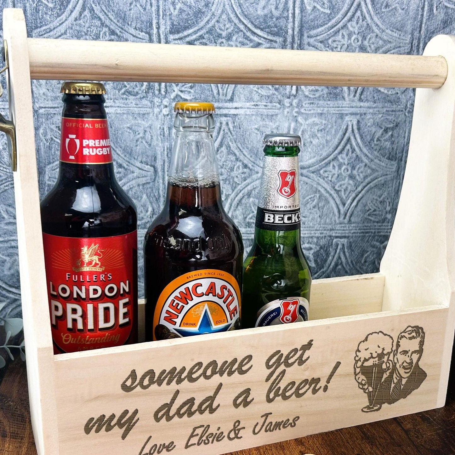 Thirst Aid Kit - Any Name - Beer Carrier - Personalised Gift - BBQ Drinks - 18th - 21st