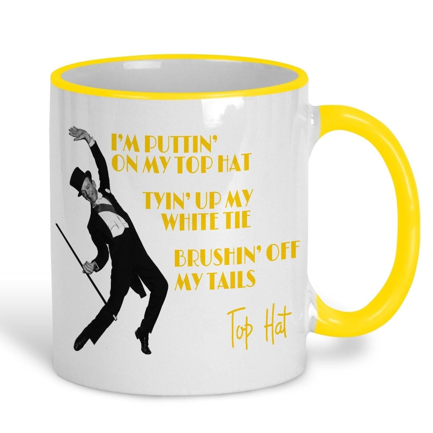 Top Hat Fred Astaire Musical Tap Dance Mug