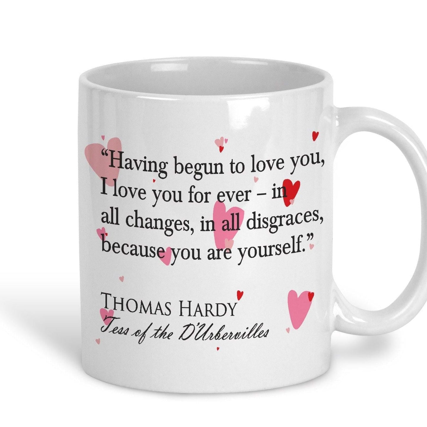 Tess of the D'Urbervilles Thomas Hardy Book Quote Valentine's Day Personalised Ceramic Mug
