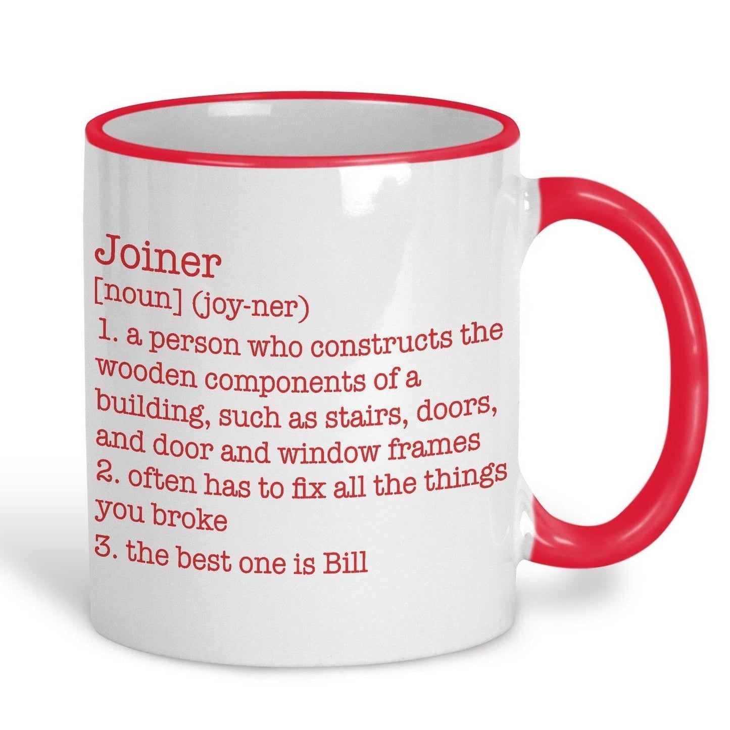 Joiner Definition Personalised Ceramic Mug