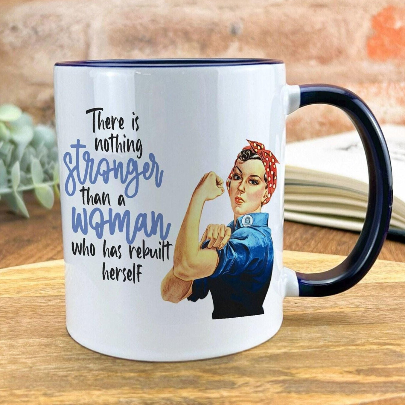 Nothing Stronger than a Woman We Can Do It Personalised Positivity Ceramic Mug