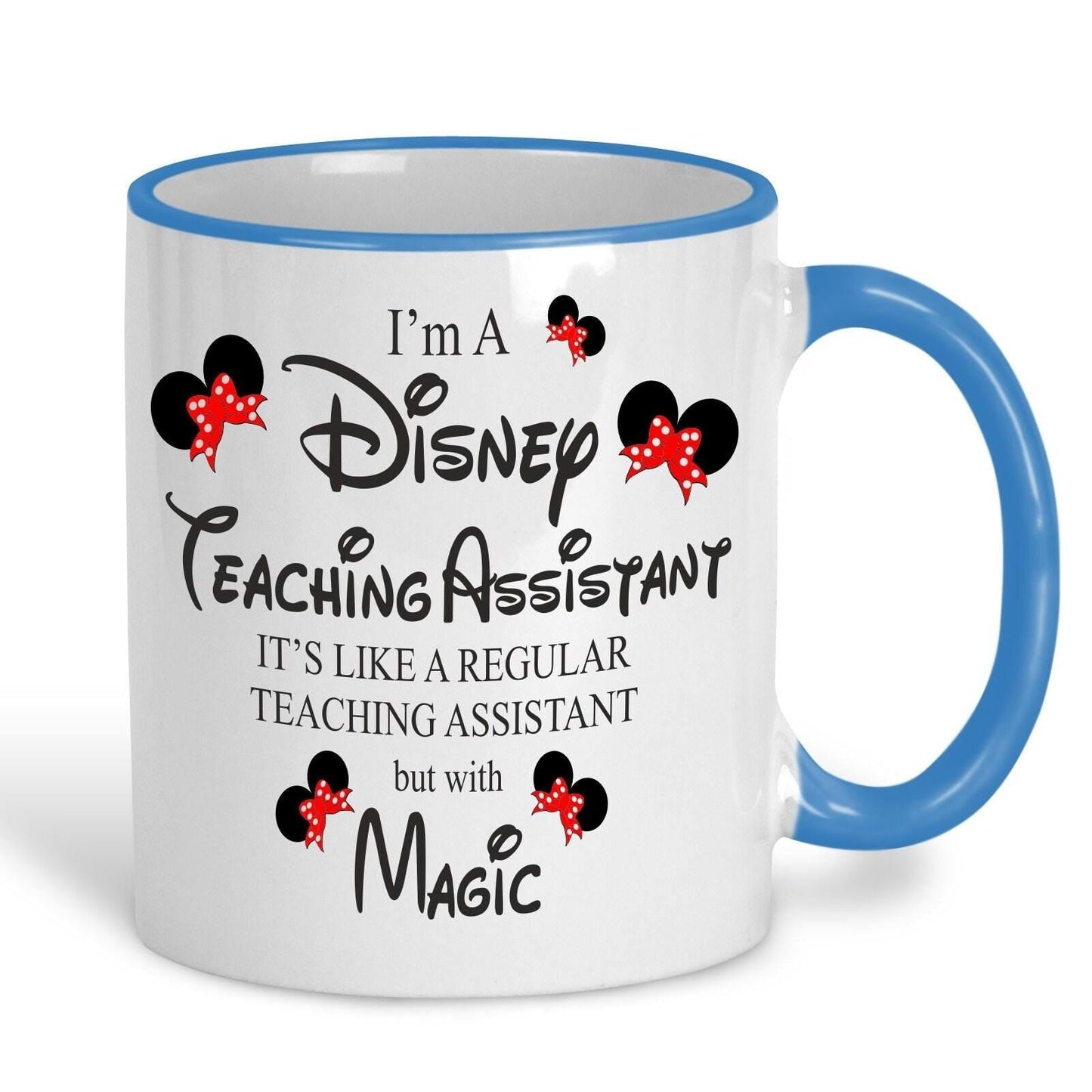 Disney TA Teaching Assistant With Magic Mug Personalised