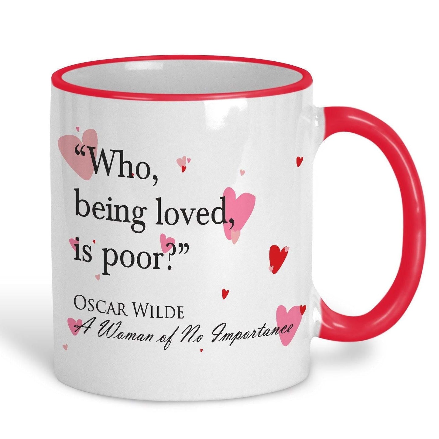 A Woman of No Importance Oscar Wilde Love Book Quote Valentine's Day Mug