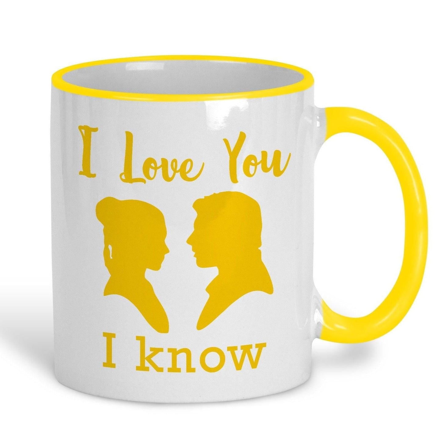 I Love You I Know Hans Solo Princess Leia Star Wars Personalised Mug