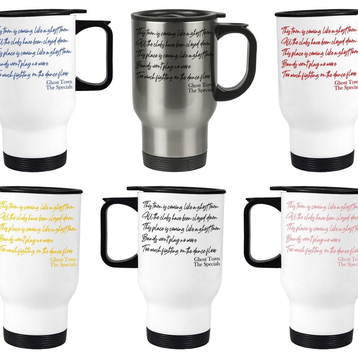 The Specials Ghost Town Music Lyrics Travel Mug