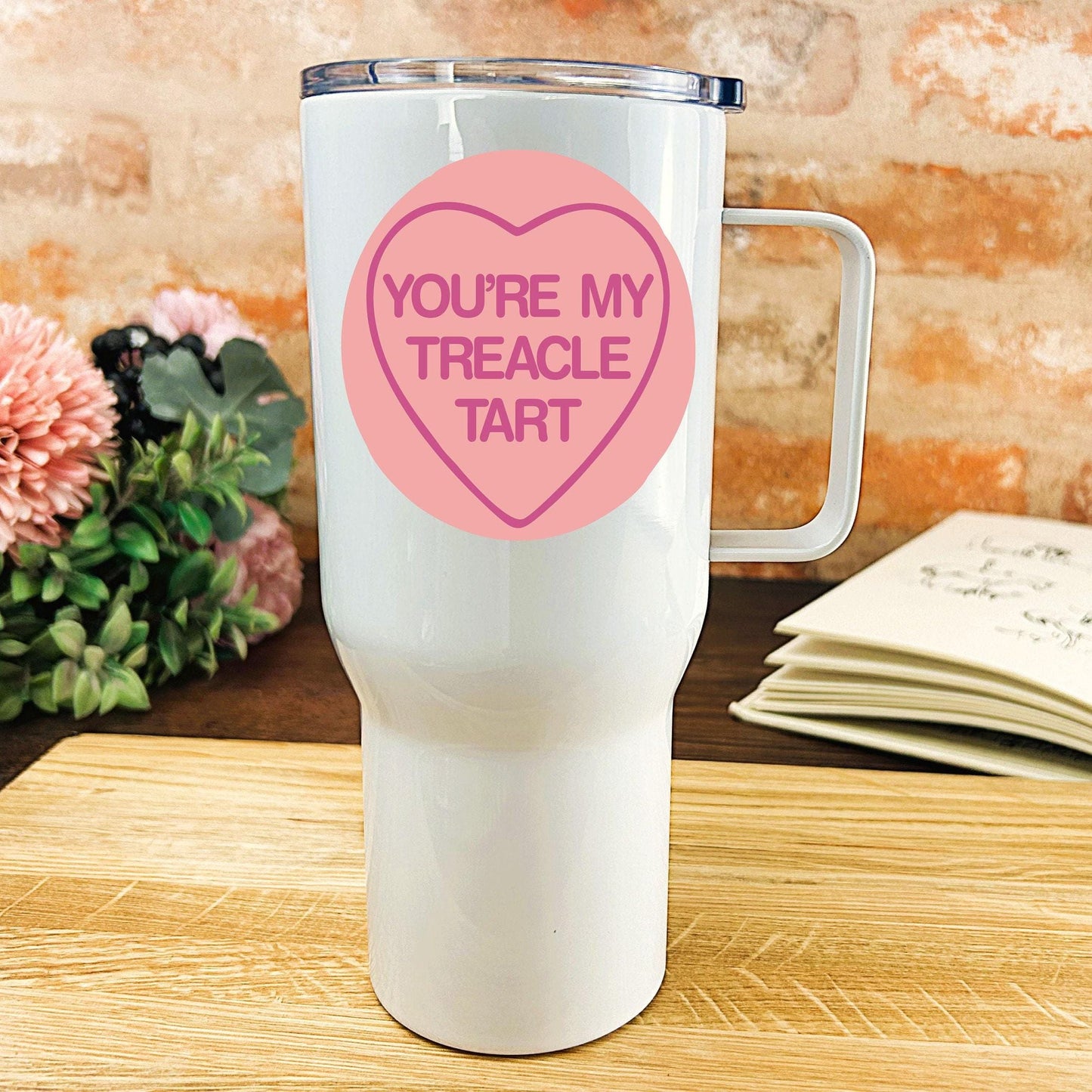 You're My Treacle Tart - Cockney Rhyming Slang Dialect - Personalised Travel Mug