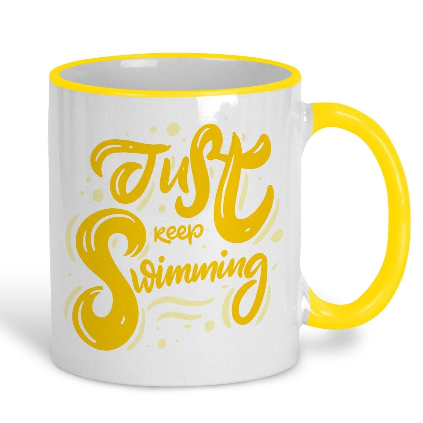 Just Keep Swimming Swim Swimmer Gala Personalised Sport Mug