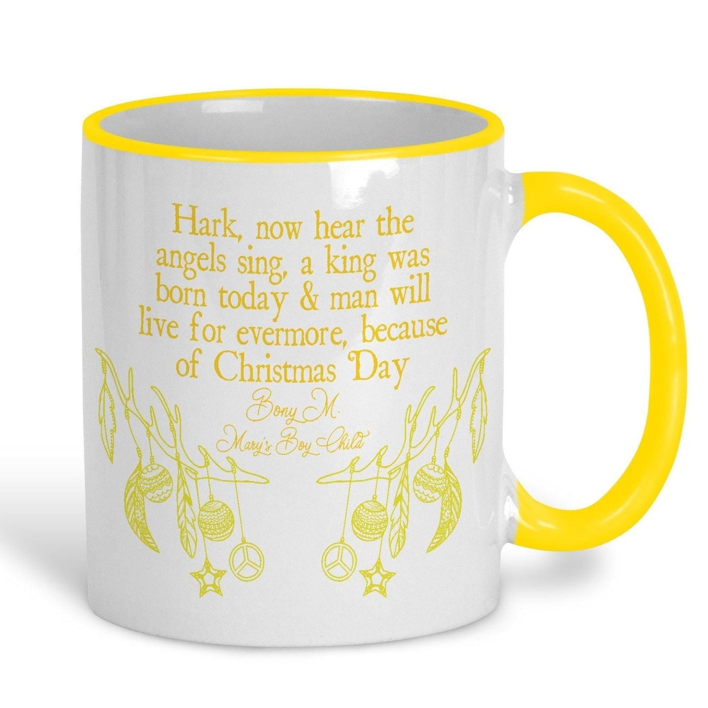 Mary's Boy Child Bony M Christmas Song Lyrics Mug
