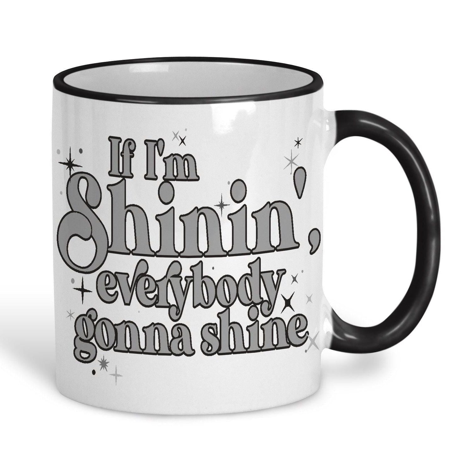 Lizzo Juice Ceramic Mug Song Lyrics If I'm Shinin Everybody Gonna Shine