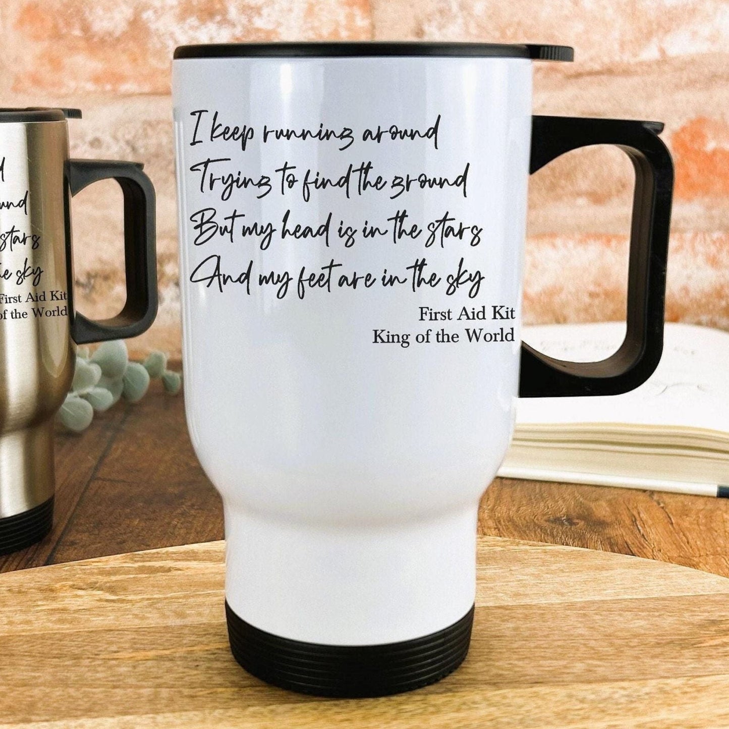 First Aid Kit Band King of the World Travel Mug Personalised