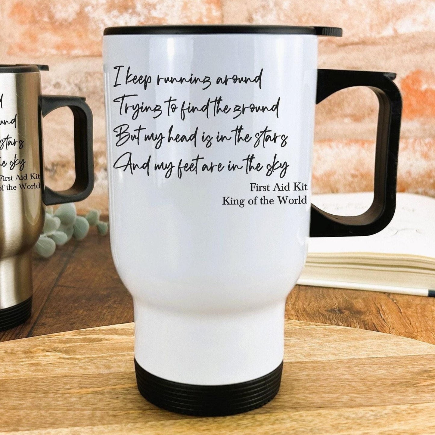 First Aid Kit Band King of the World Travel Mug Personalised