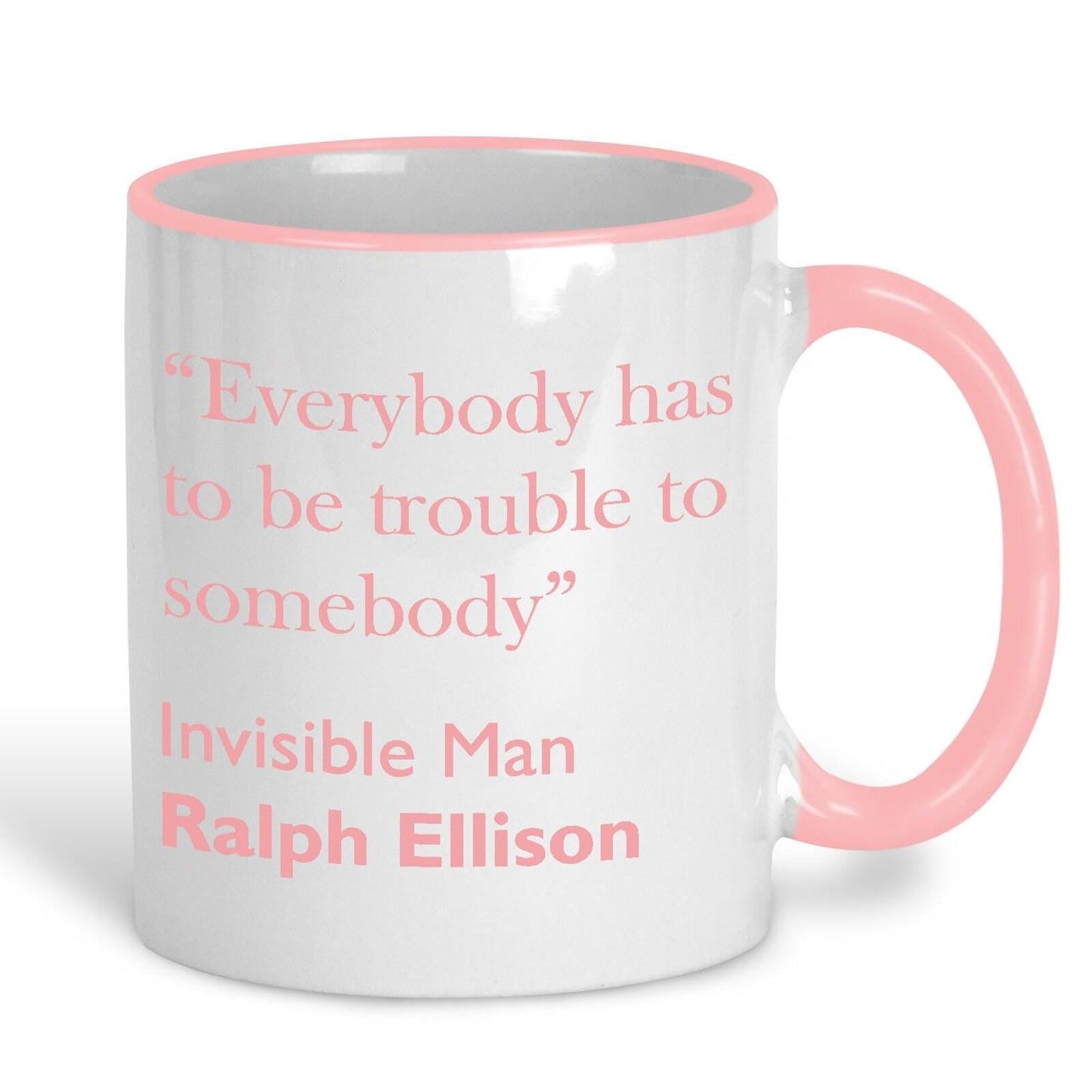 Ralph Ellison Invisible Man Literary Quote Mug