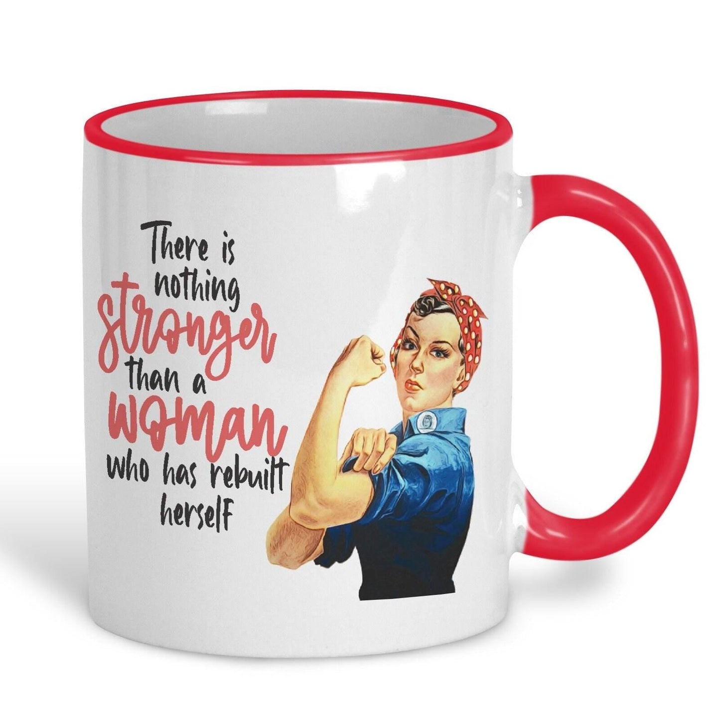 Nothing Stronger than a Woman We Can Do It Personalised Positivity Ceramic Mug