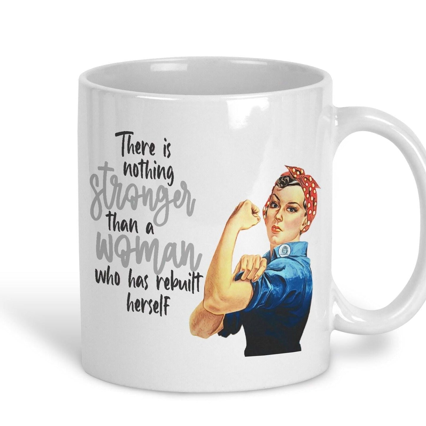 Nothing Stronger than a Woman We Can Do It Personalised Positivity Ceramic Mug