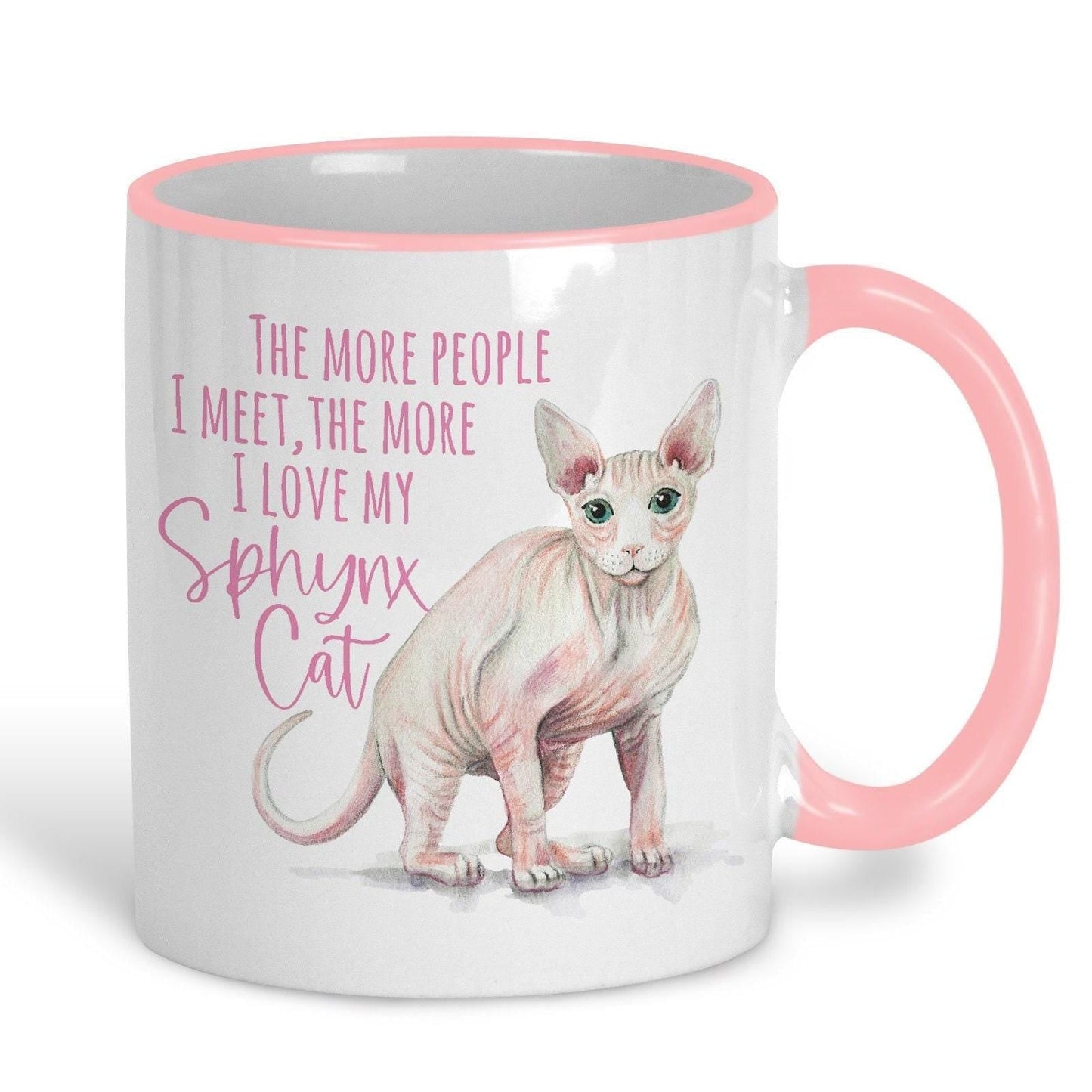 Sphynx Cat Mug Personalised