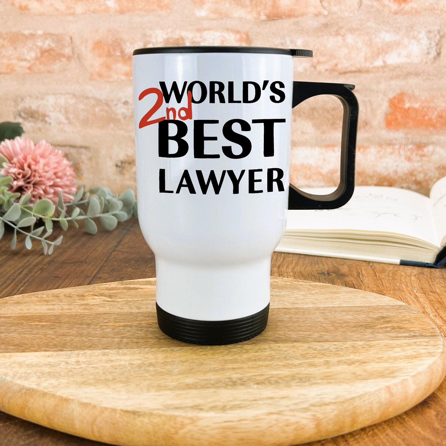 World's 2nd Best Lawyer Better Call Saul TV Show Travel Mug Personalised Gift