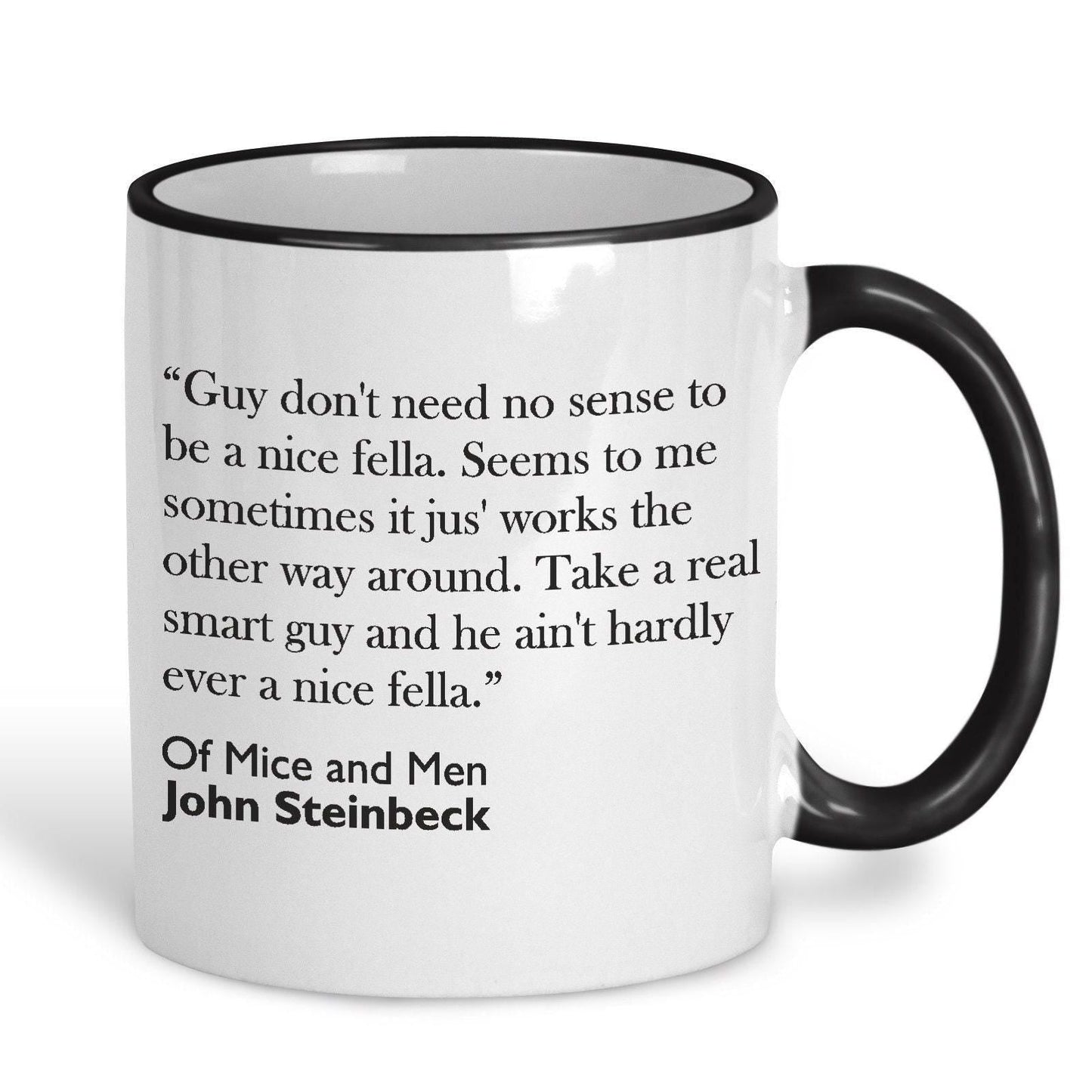 John Steinbeck Of Mice And Men Book Quote Personalised Ceramic Mug