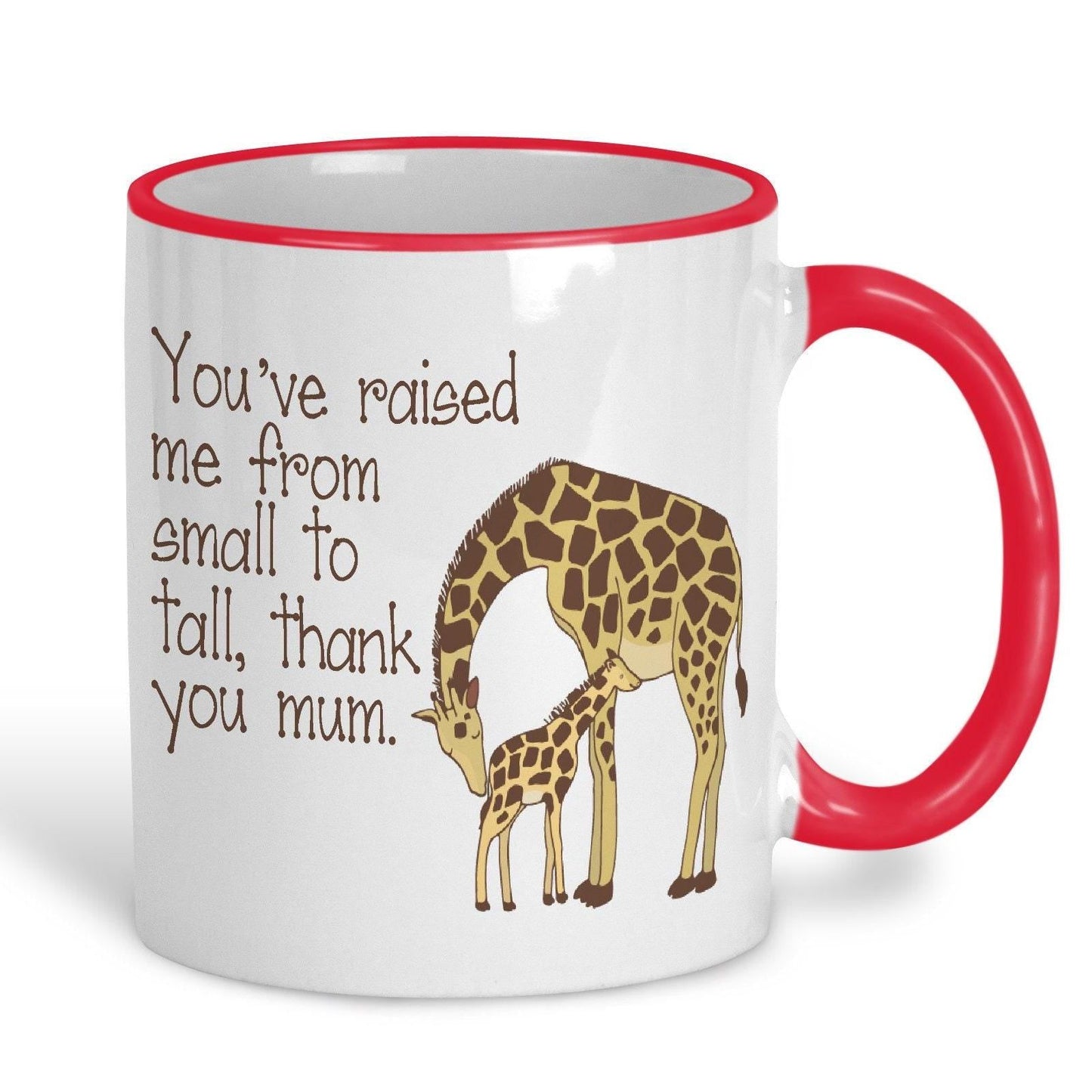 From Small to Tall Giraffe Mother's Day Mug