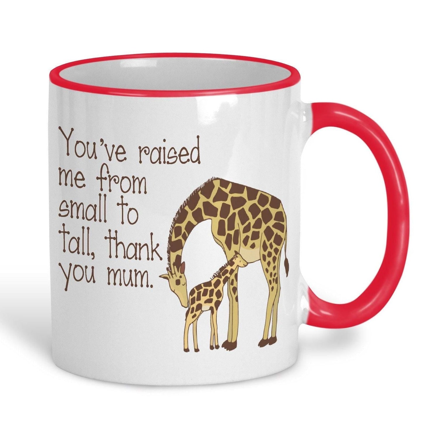 From Small to Tall Giraffe Mother's Day Mug