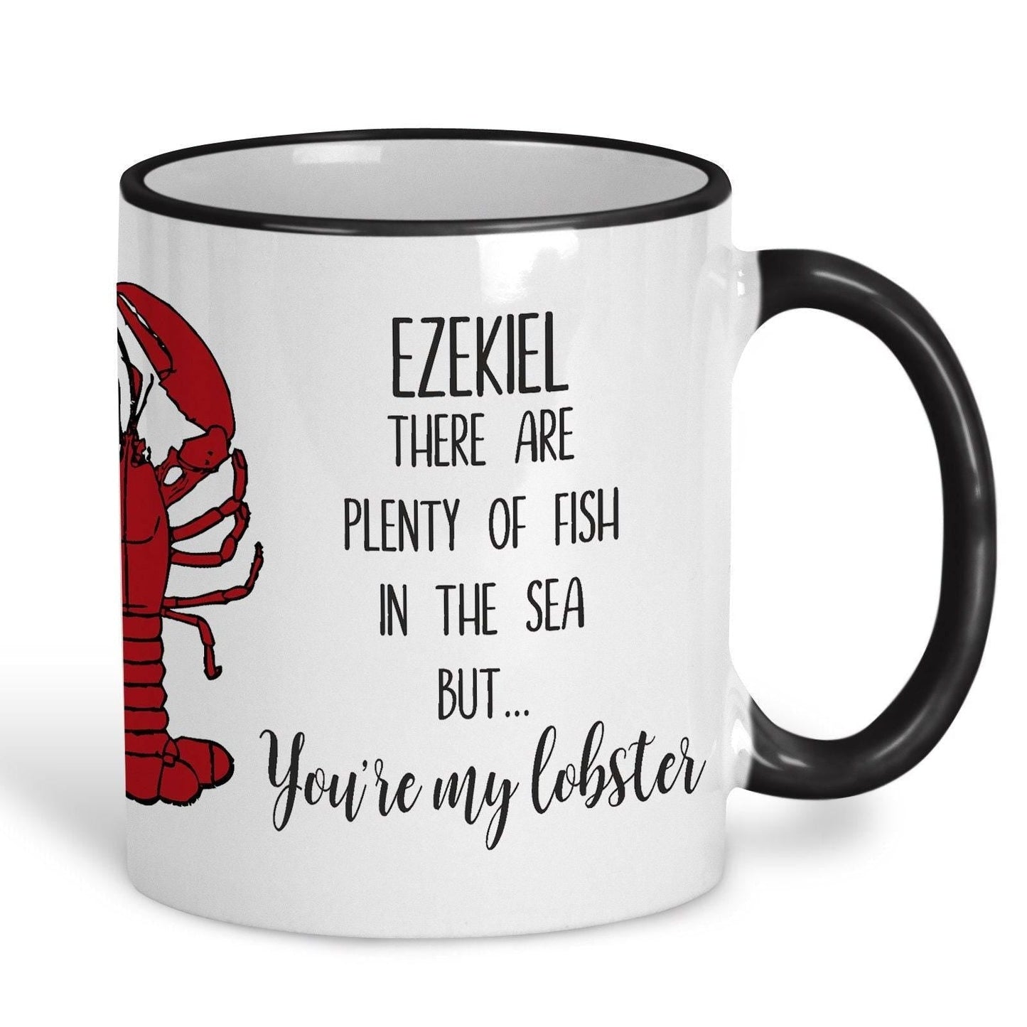You're My Lobster Personalised Valentines Day Ceramic Mug