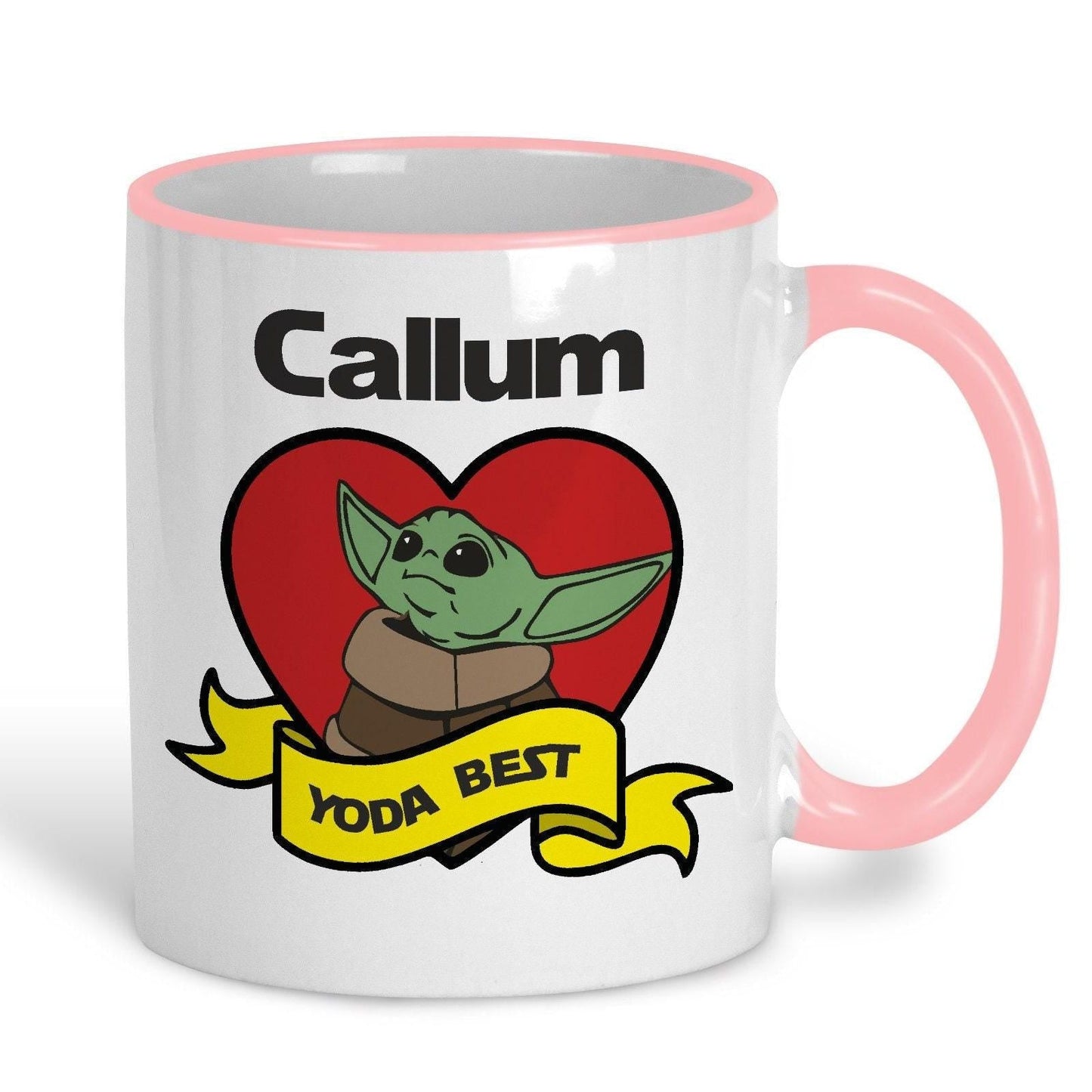Yoda Best Baby Yoda Star Wars Personalised Valentine's Day Ceramic Mug