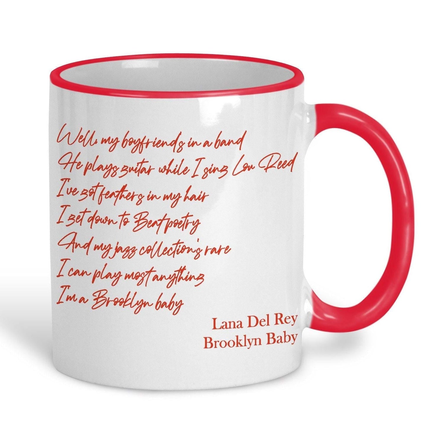Lana Del Rey Brooklyn Baby Ceramic Mug