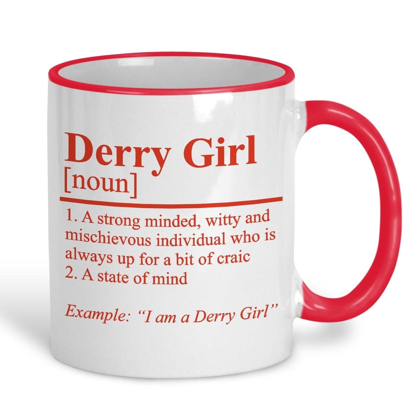 Derry Girl Definition TV Show Personalised Ceramic Mug