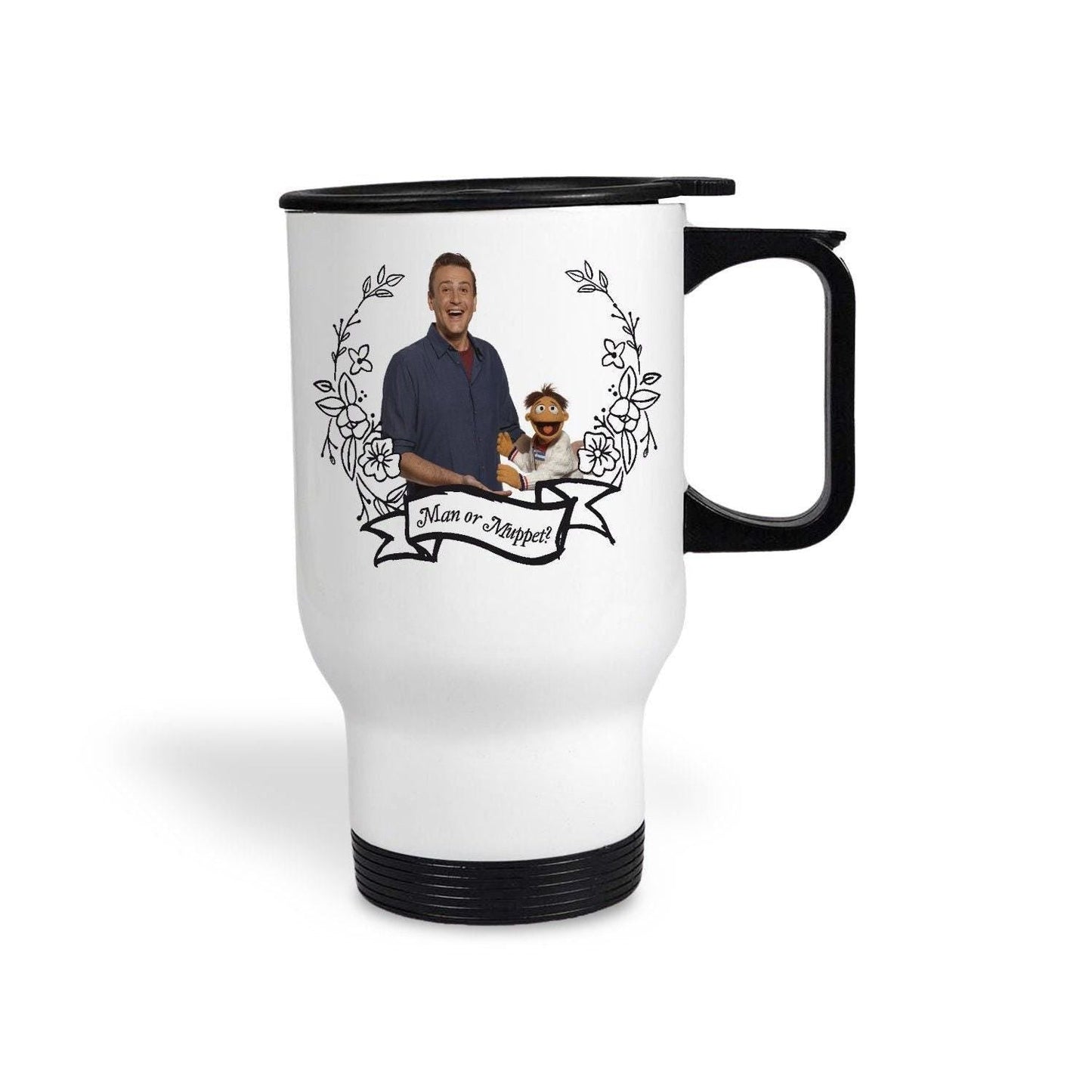 Man Or Muppet The Muppets Jason Segel Song Travel Mug Personalised Gift