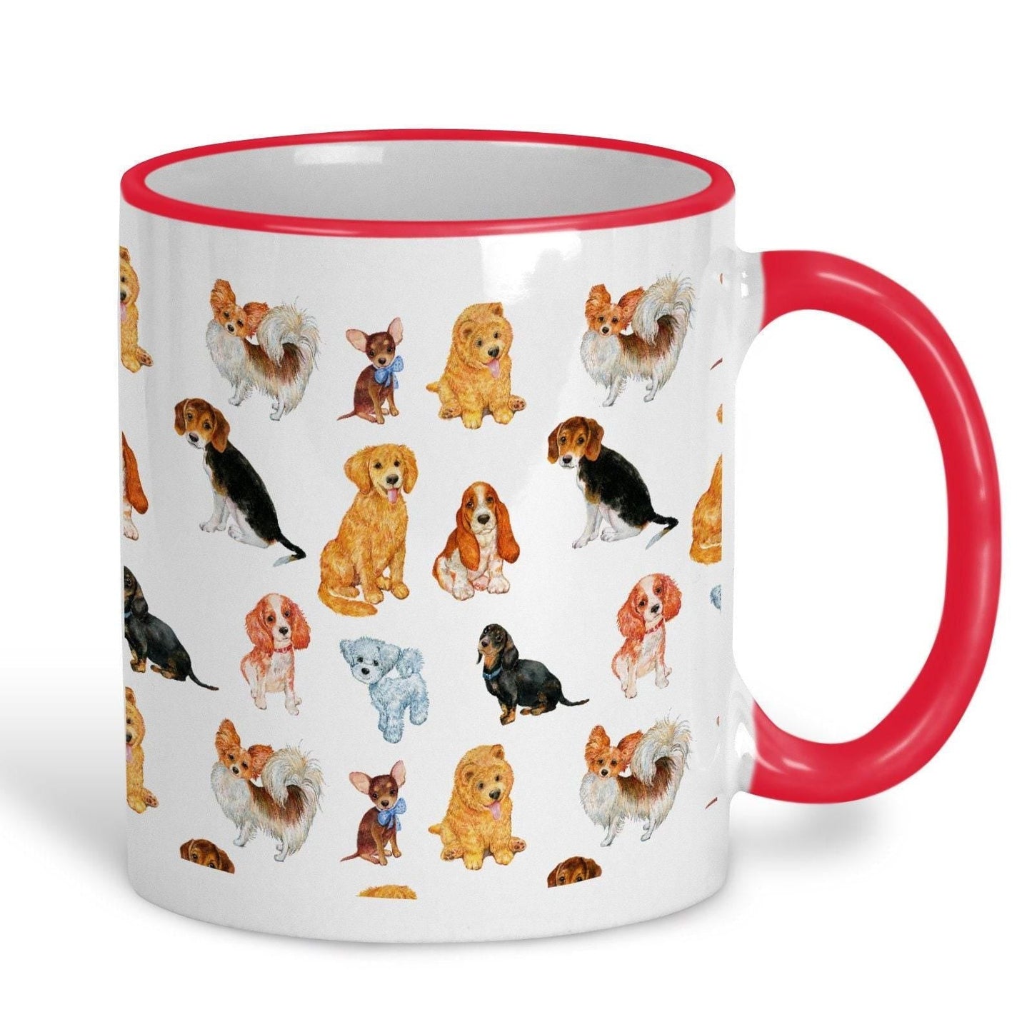Dog Pattern Mug Personalised