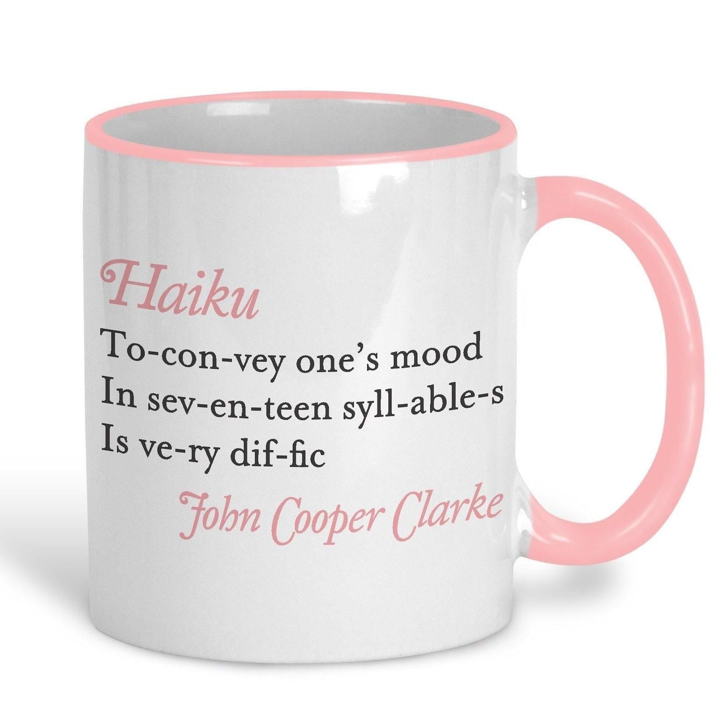 John Cooper Haiku Poetry Quote Mug