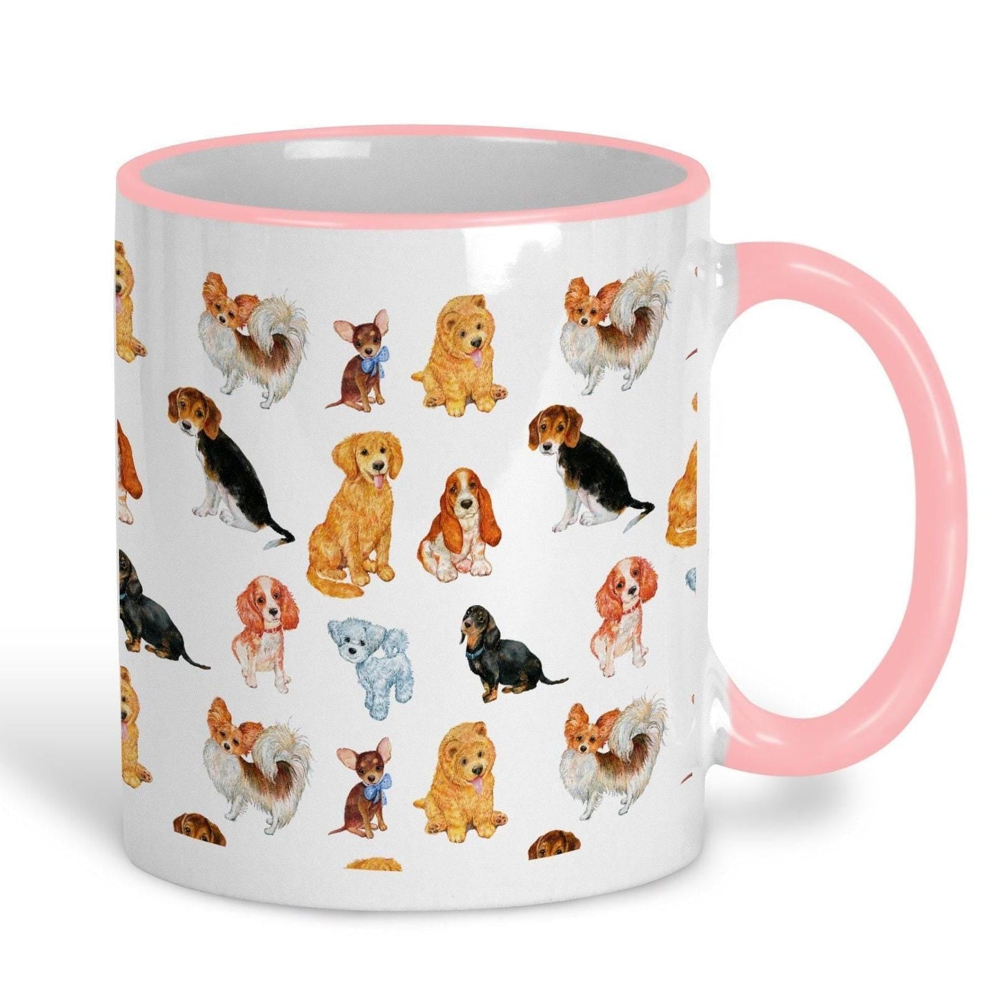 Dog Pattern Mug Personalised