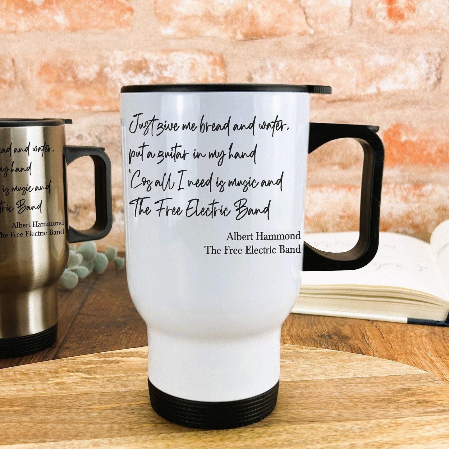 Albert Hammond The Free Electric Band Travel Mug Personalised Gift