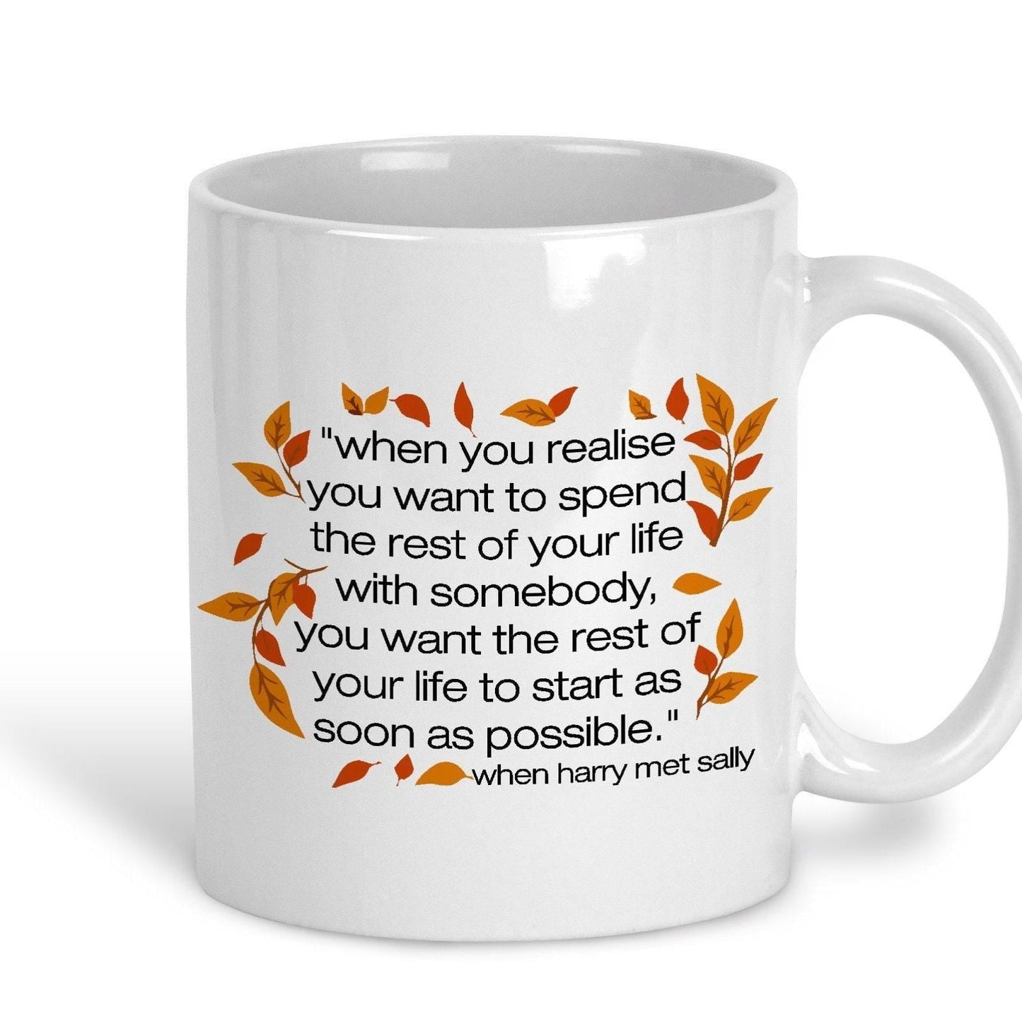When Harry Met Sally Love Valentine's Day Girlfriend Boyfriend Mug