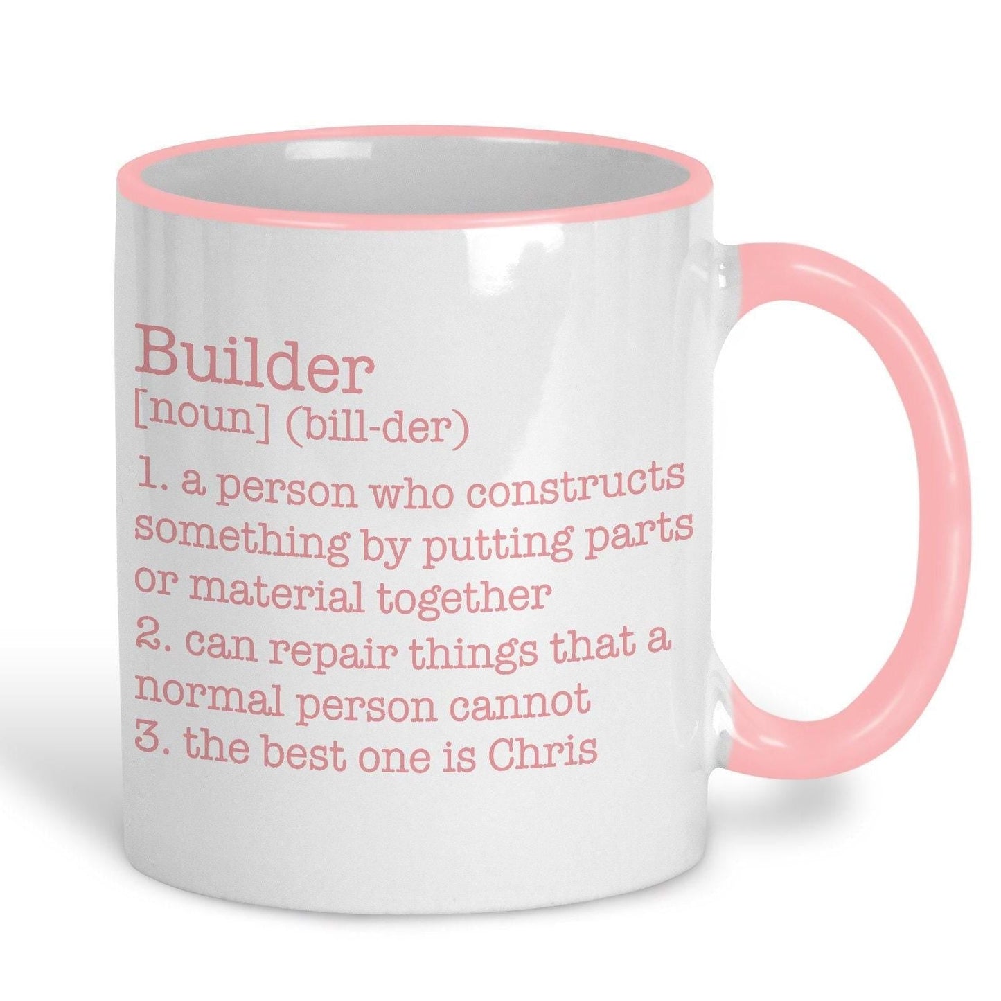 Builder Definition Personalised Ceramic Mug