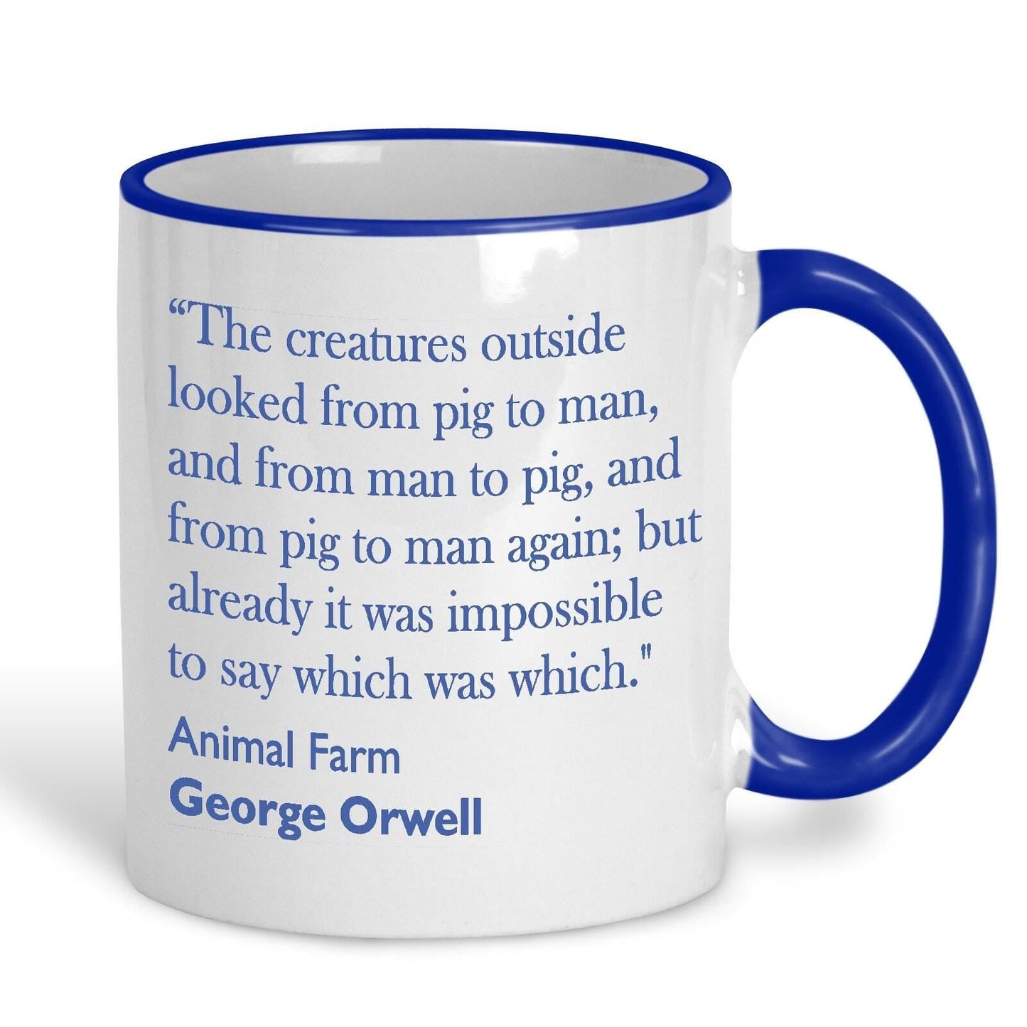 George Orwell Animal Farm Literary Quote Mug