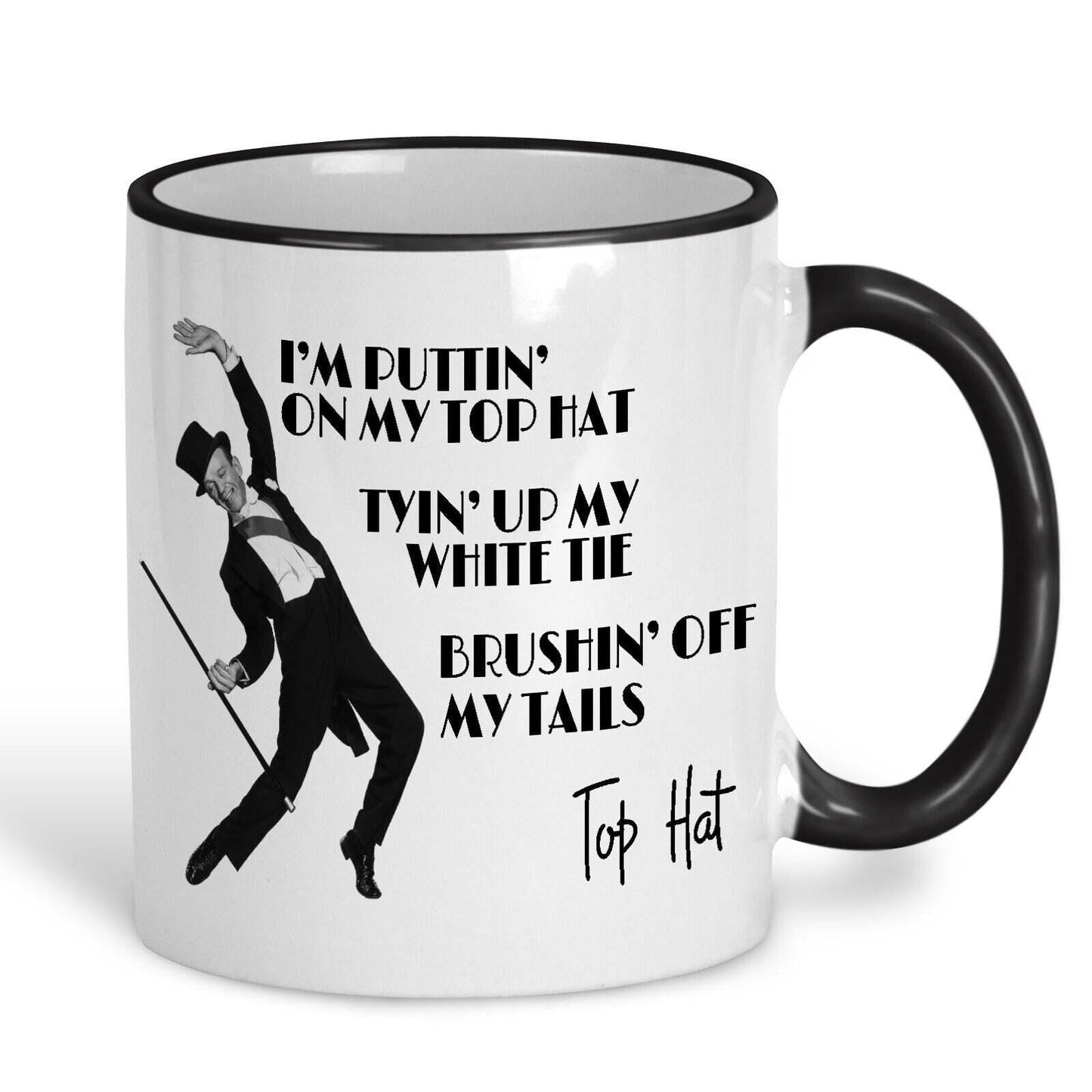 Top Hat Fred Astaire Musical Tap Dance Mug
