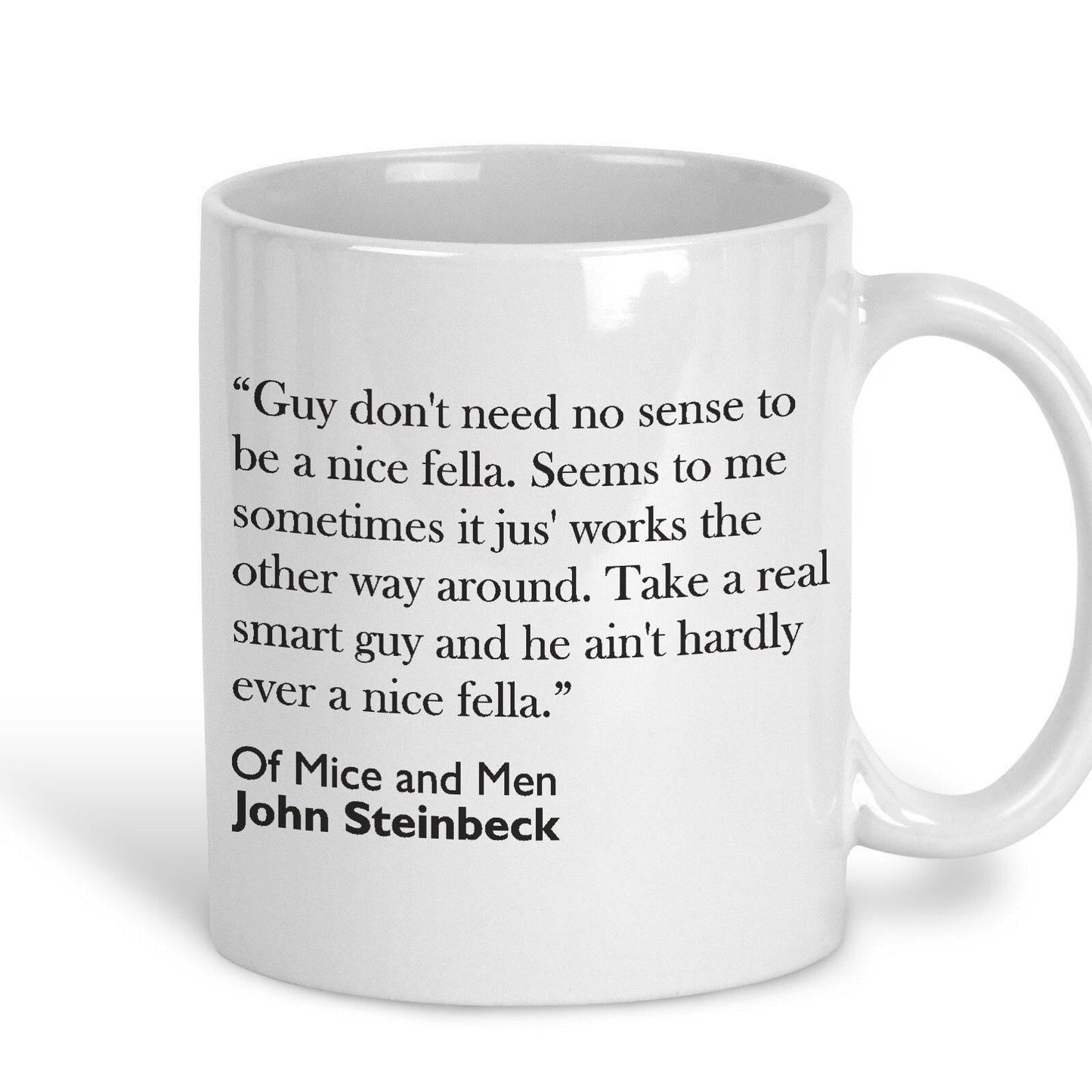 John Steinbeck Of Mice And Men Book Quote Personalised Ceramic Mug