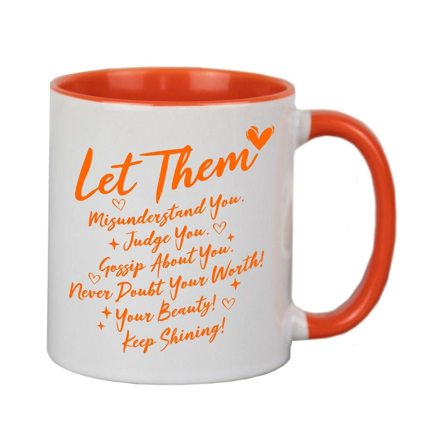 Let Them Quote Personalised Mug Gift Inspiring