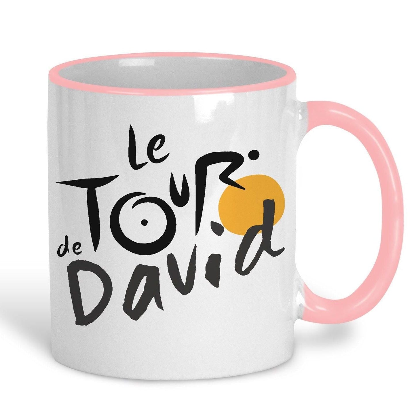 Le Tour De France Personalised Cyclist Ceramic Mug