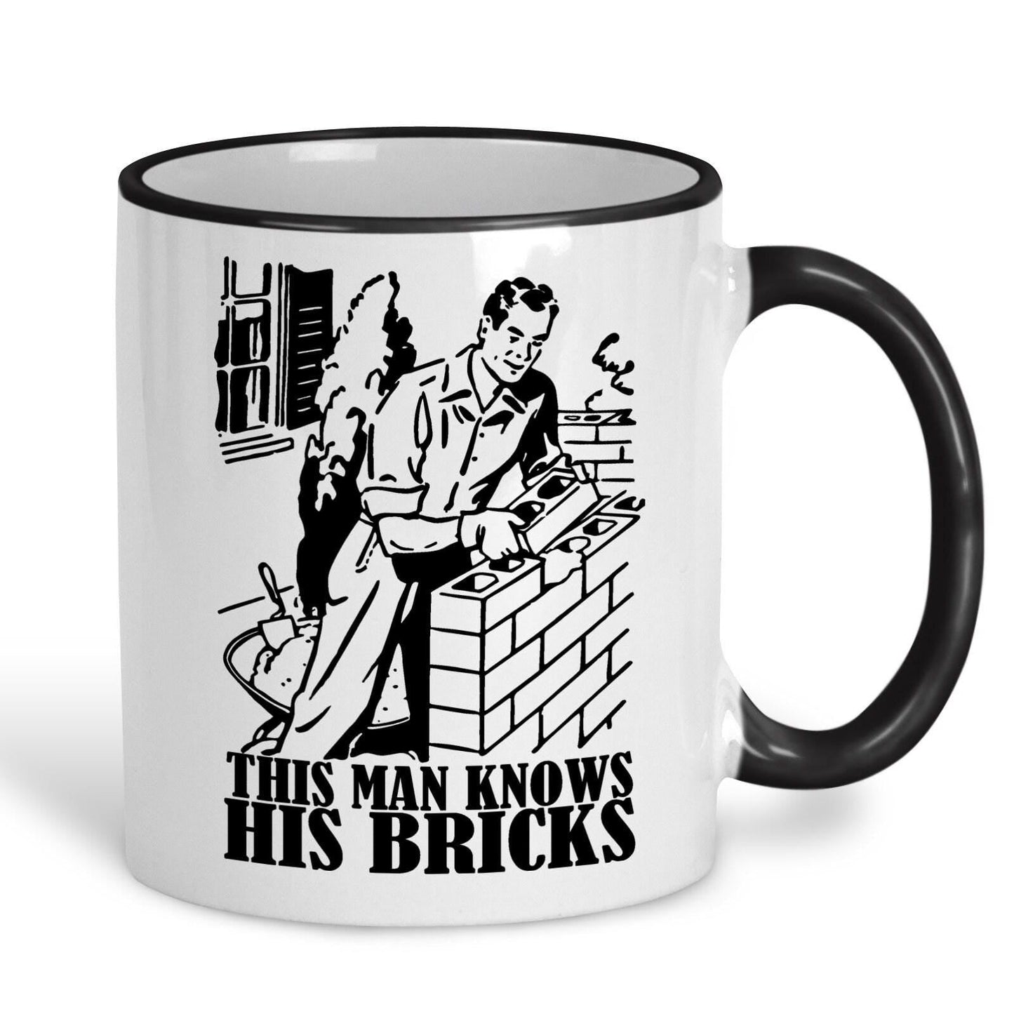 This Man Knows His Bricks Bricklayer Personalised Mug