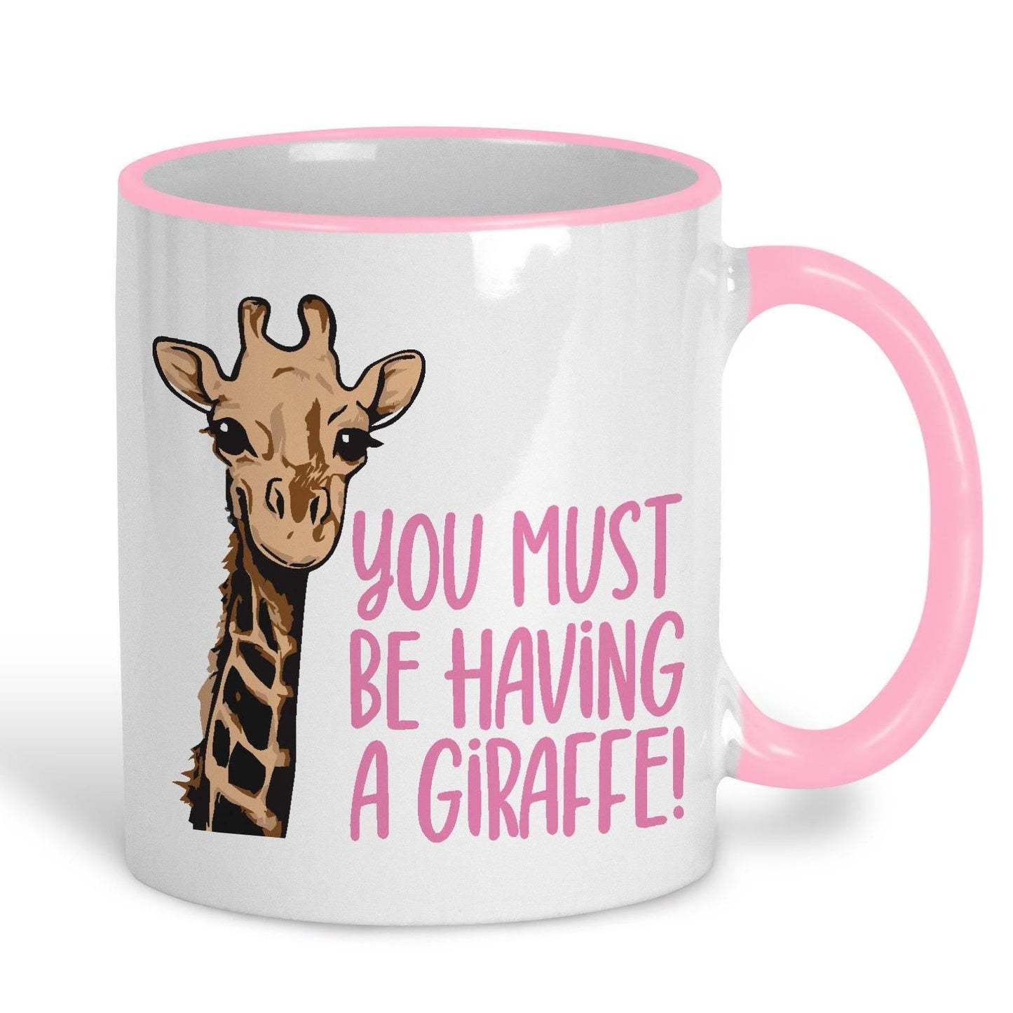 You Must Be Having A Giraffe - Cockney Rhyming Slang Dialect - Personalised Ceramic Mug