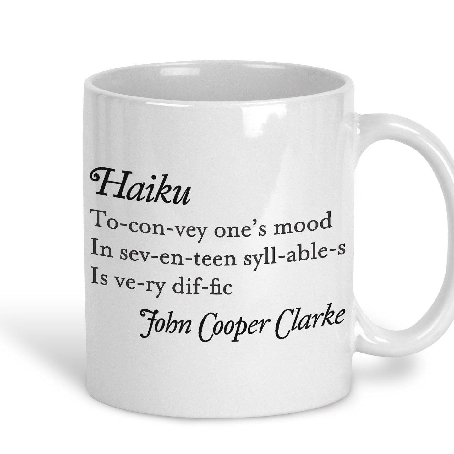 John Cooper Haiku Poetry Quote Mug