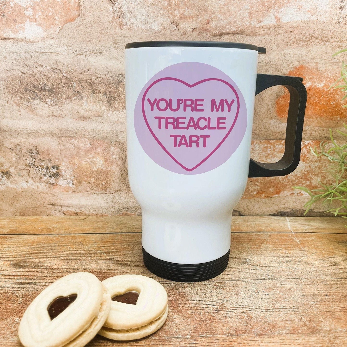 You're My Treacle Tart - Cockney Rhyming Slang Dialect - Personalised Travel Mug