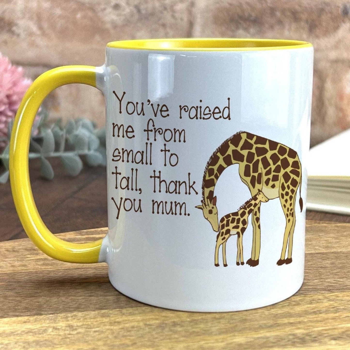 From Small to Tall Giraffe Mother's Day Mug