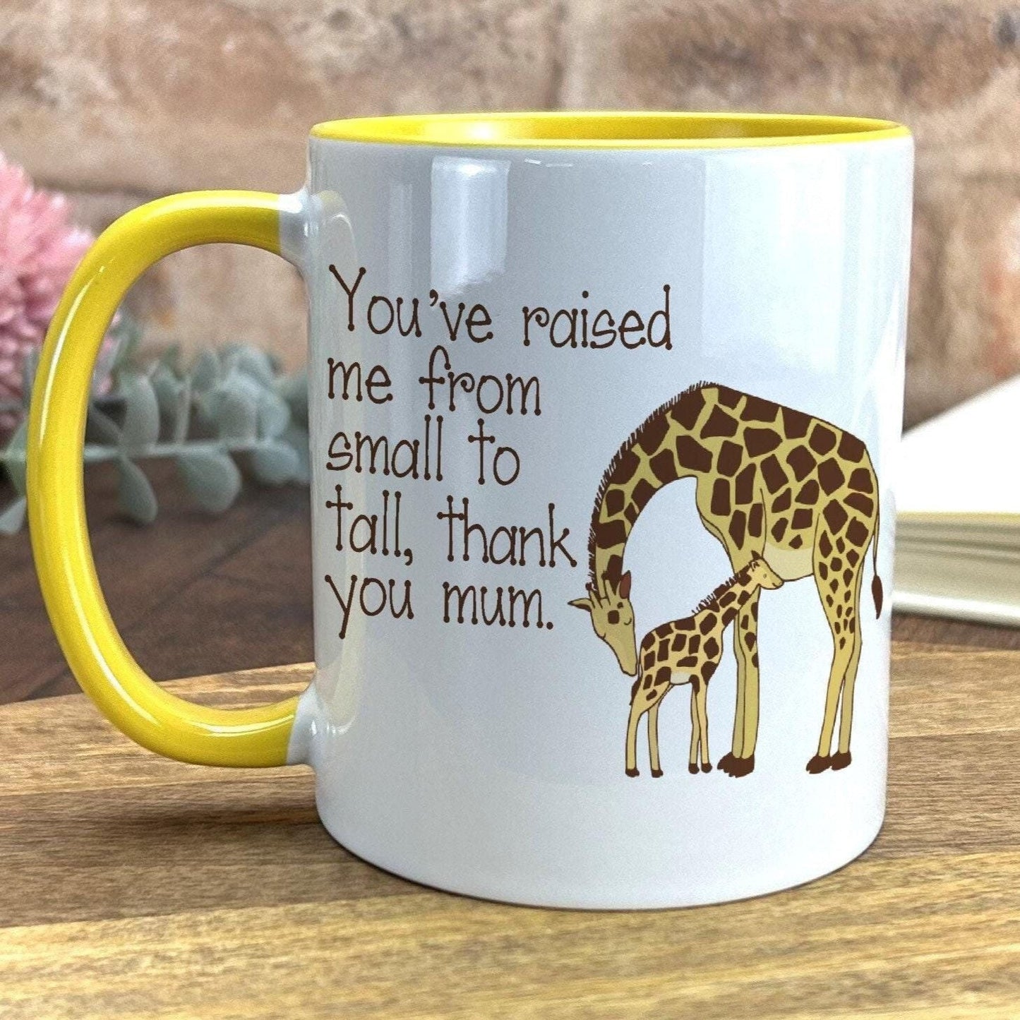 From Small to Tall Giraffe Mother's Day Mug
