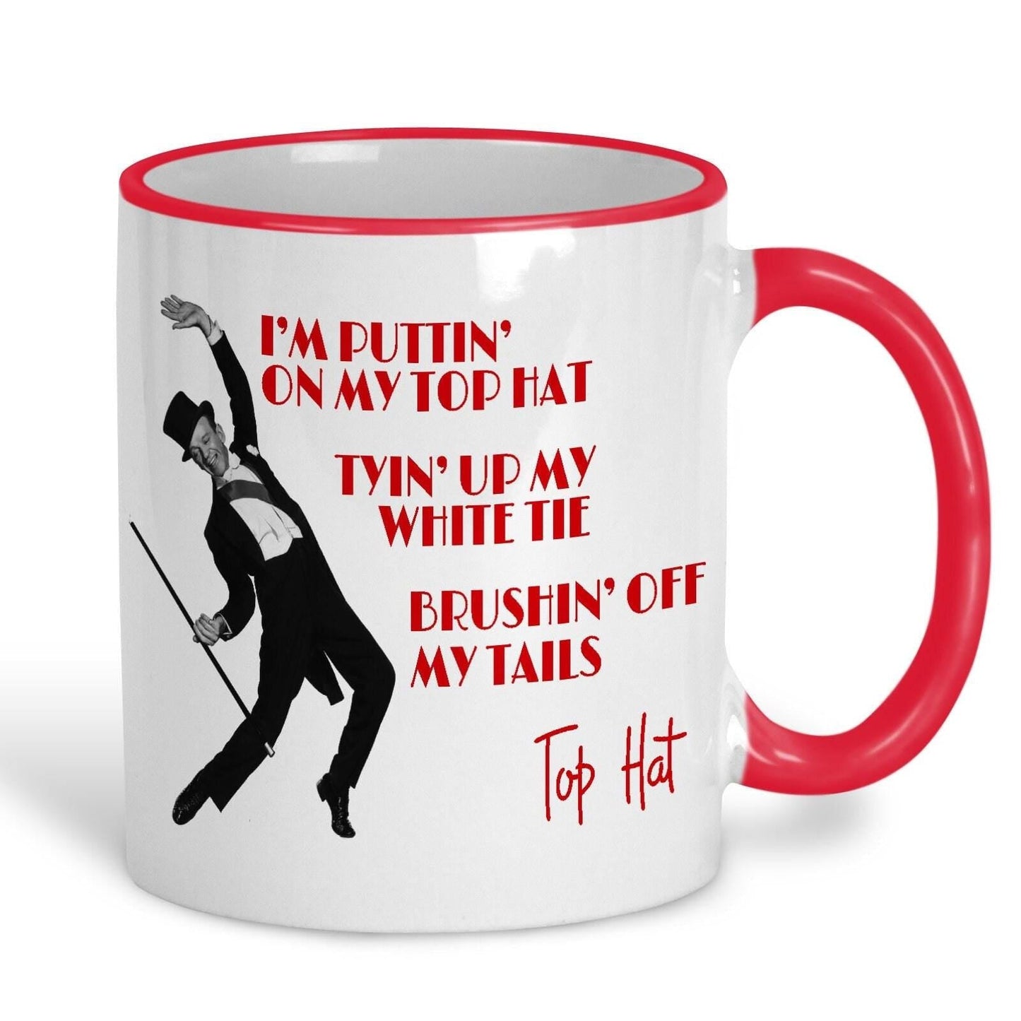Top Hat Fred Astaire Musical Tap Dance Mug